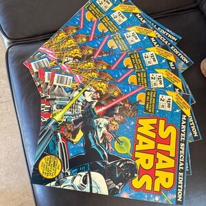 Marvel Special Edition Star Wars Comic - Red, Yellow, Blue. Slight defects